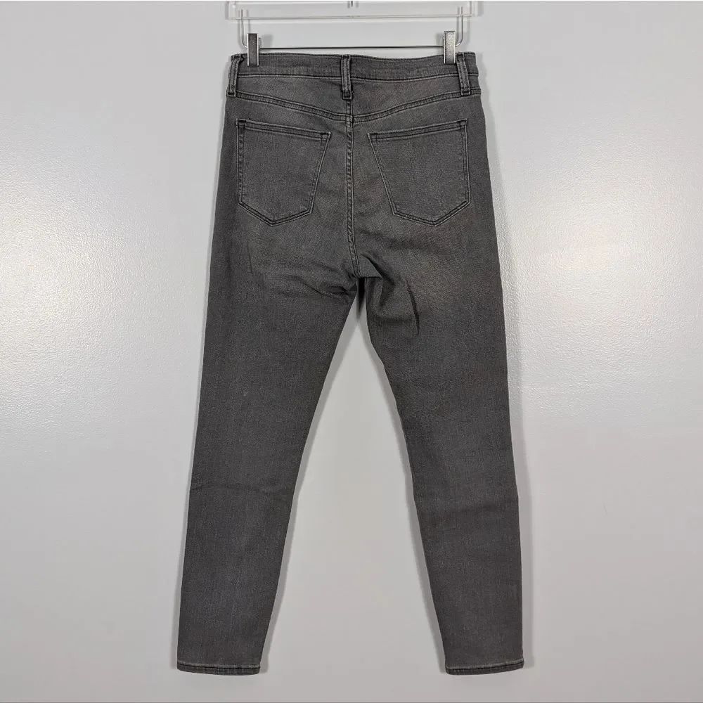 J. Crew Gray High Rise Skinny Jeans Women's 29